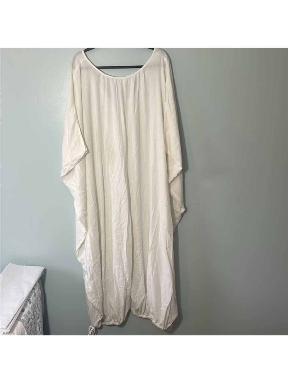 Free People Medium Onesie Milo One-Piece Romper Onesie Linen Blend in Ivory - Picture 3 of 13